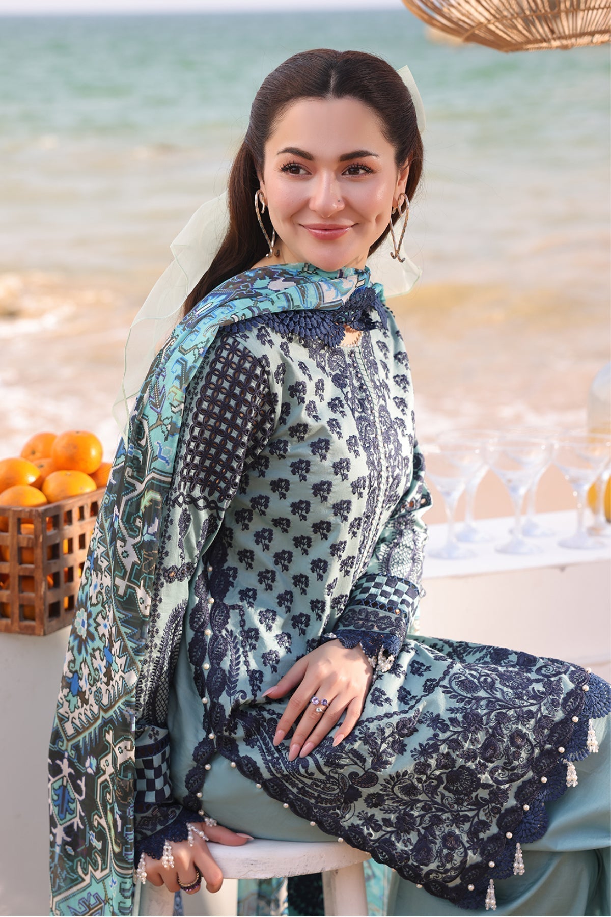 Imrozia Premium | Hania Luxury Lawn 25 | SL 75 A Parizay - House Of Hania