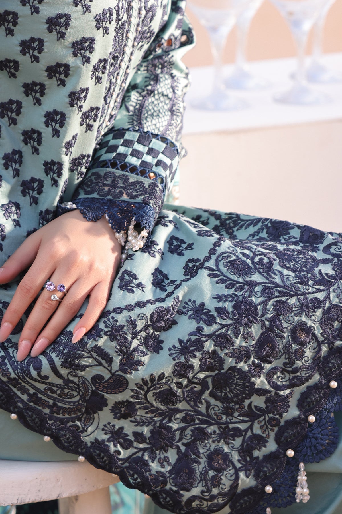 Imrozia Premium | Hania Luxury Lawn 25 | SL 75 A Parizay - House Of Hania