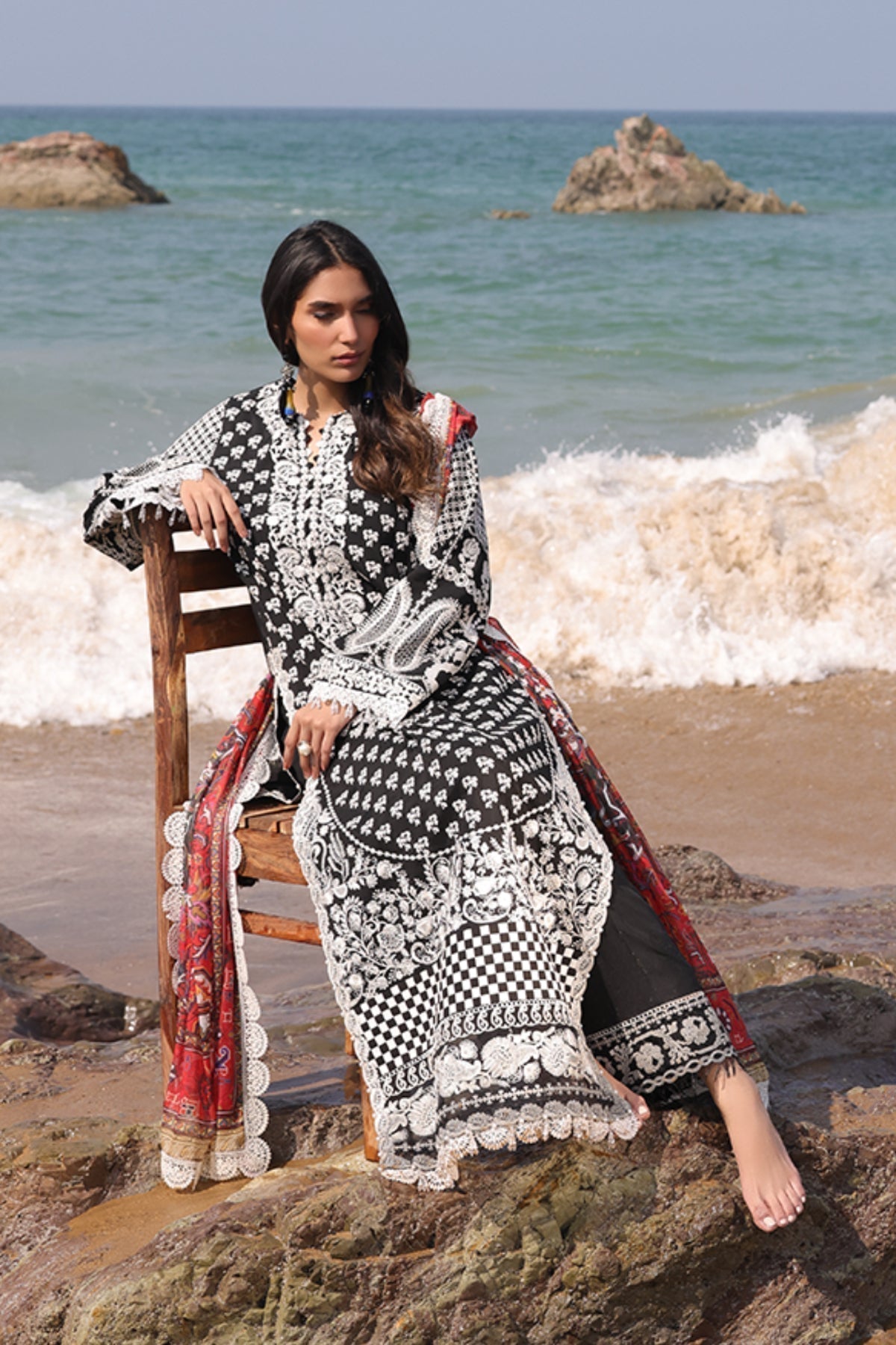 Imrozia Premium | Hania Luxury Lawn 25 | SL 75 Anoud - House Of Hania
