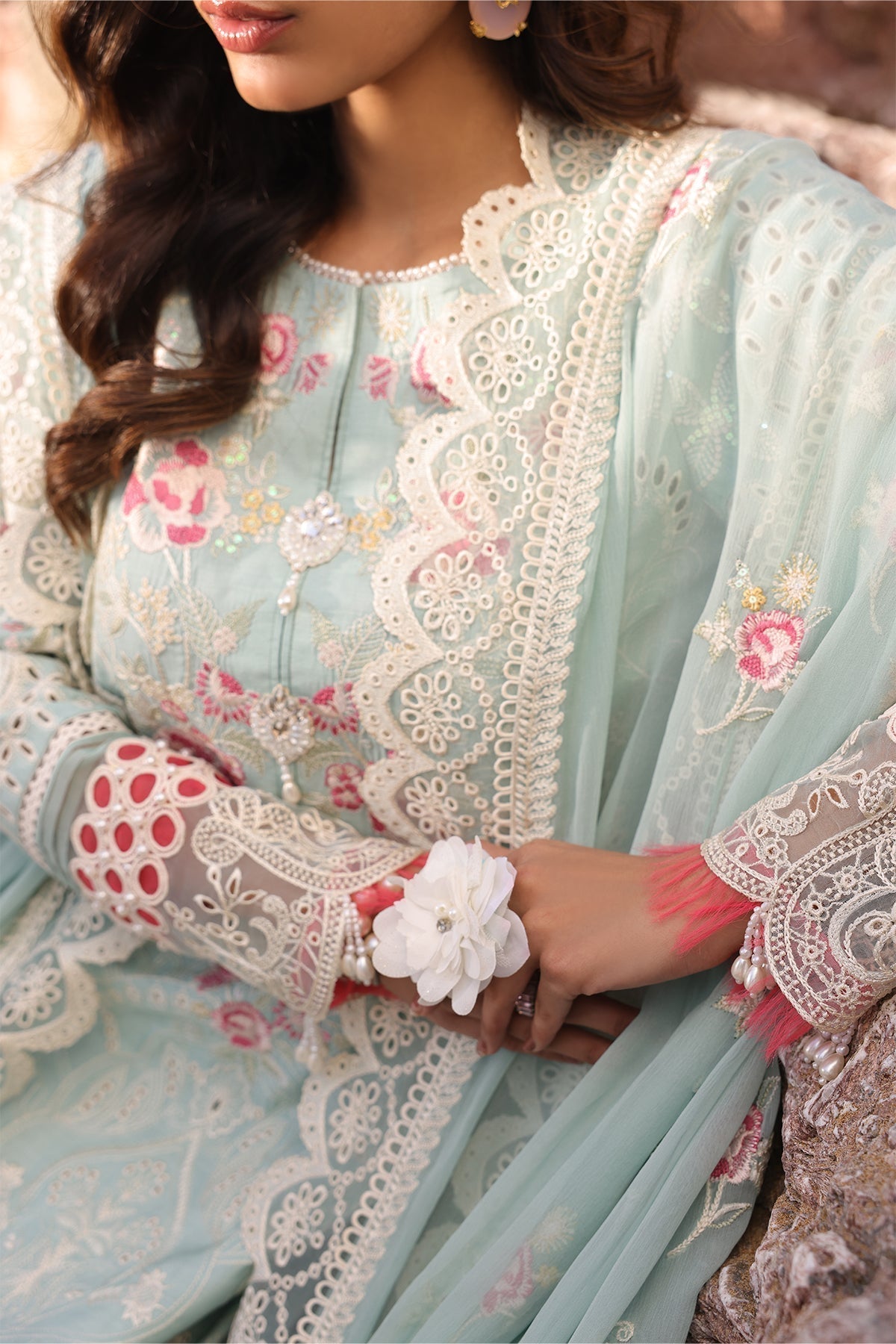 Imrozia Premium | Hania Luxury Lawn 25 | SL 76 A Aidan - House Of Hania