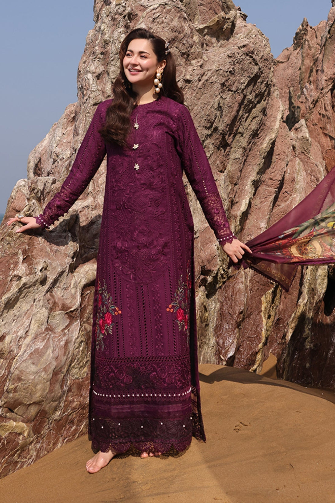 Imrozia Premium | Hania Luxury Lawn 25 | SL 77 Izaan - House Of Hania