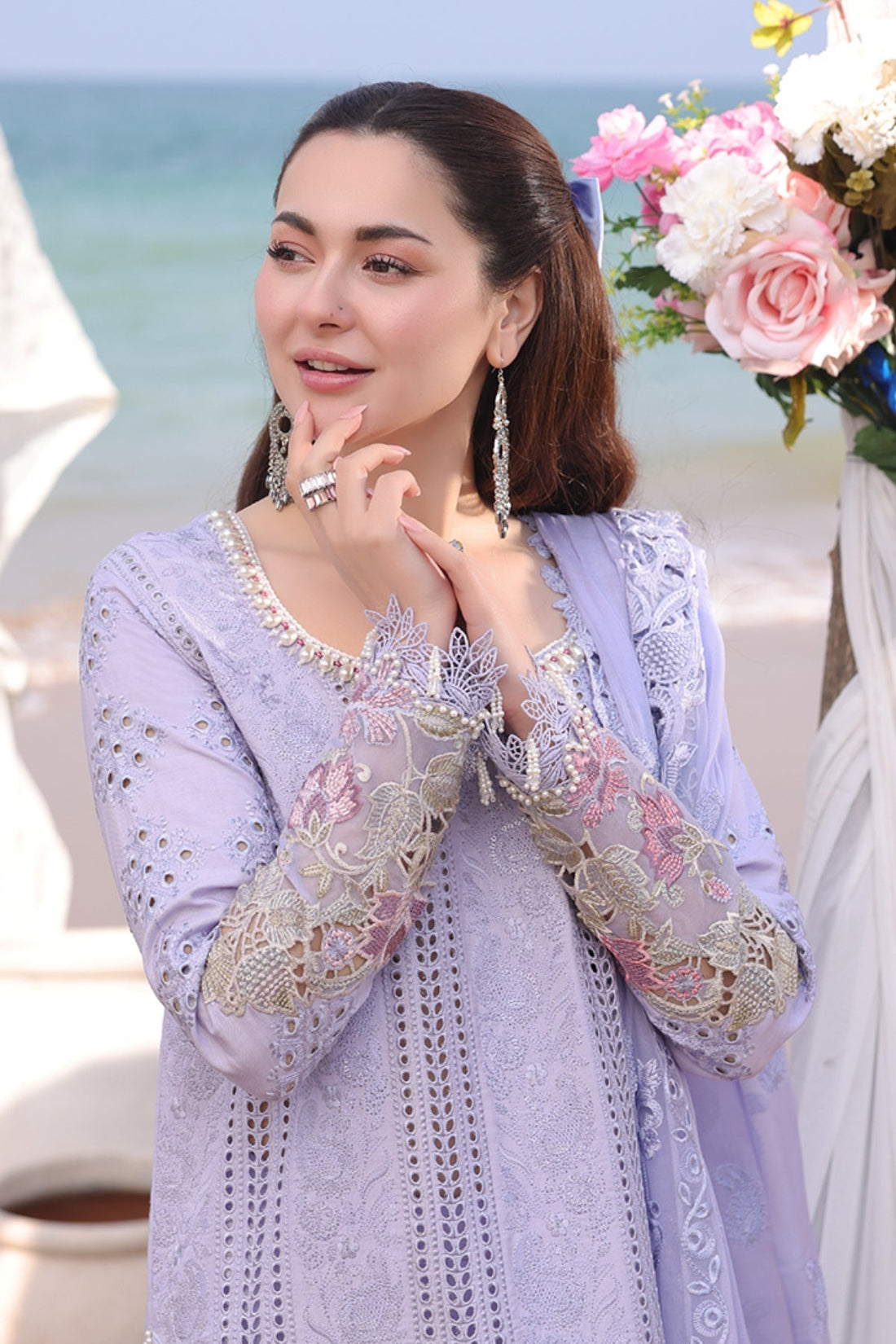Imrozia Premium | Hania Luxury Lawn 25 | SL 78 Feeha - House Of Hania