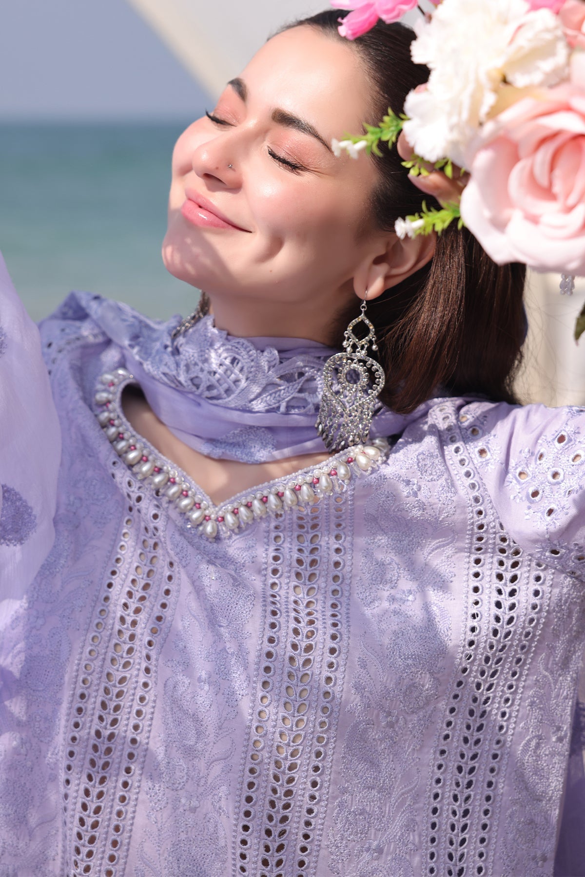 Imrozia Premium | Hania Luxury Lawn 25 | SL 78 Feeha - House Of Hania