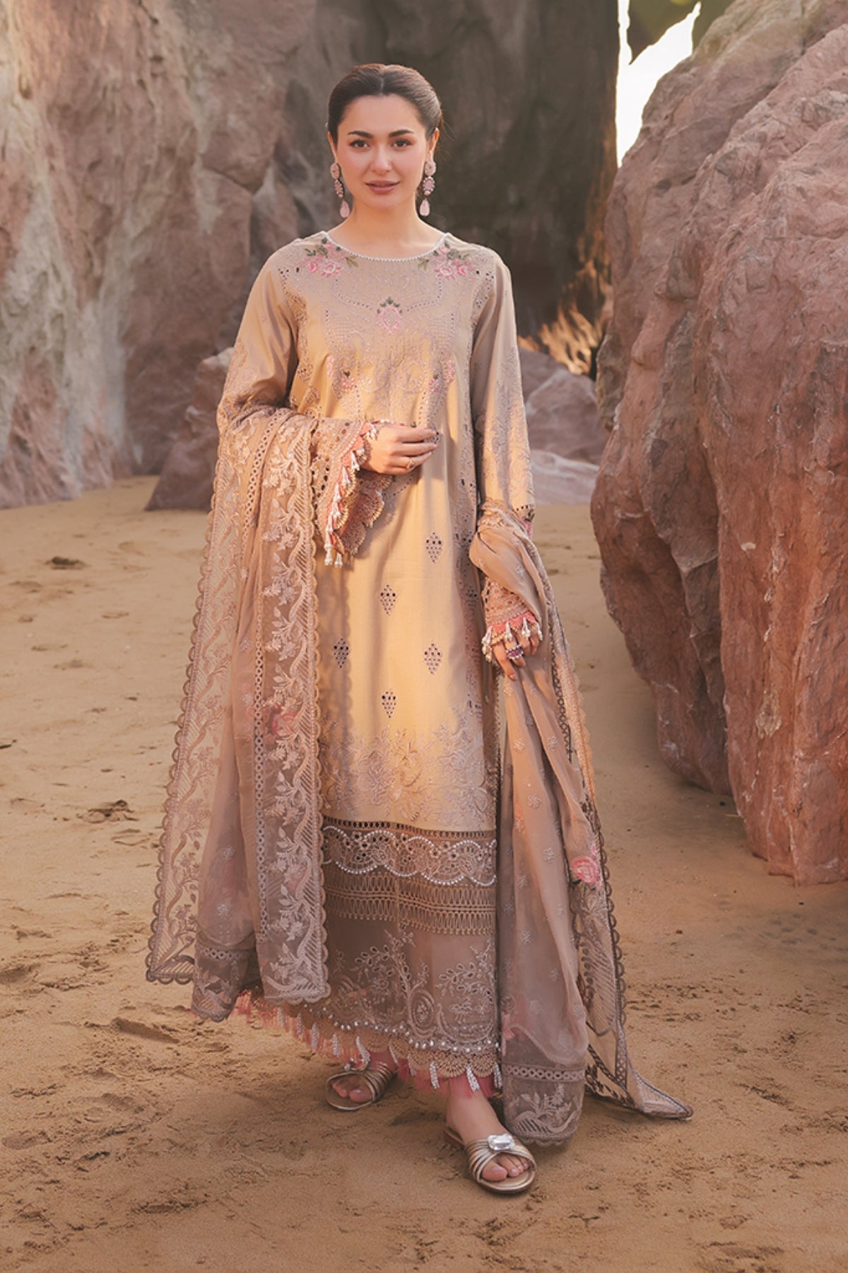 Imrozia Premium | Hania Luxury Lawn 25 | SL 81 Alyana - House Of Hania