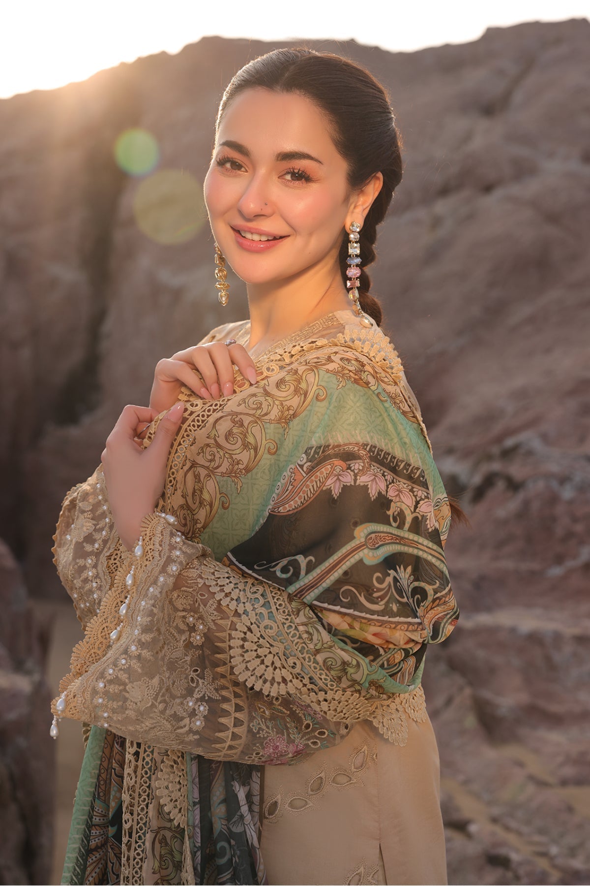 Imrozia Premium | Hania Luxury Lawn 25 | SL 83 Ayzal - House Of Hania