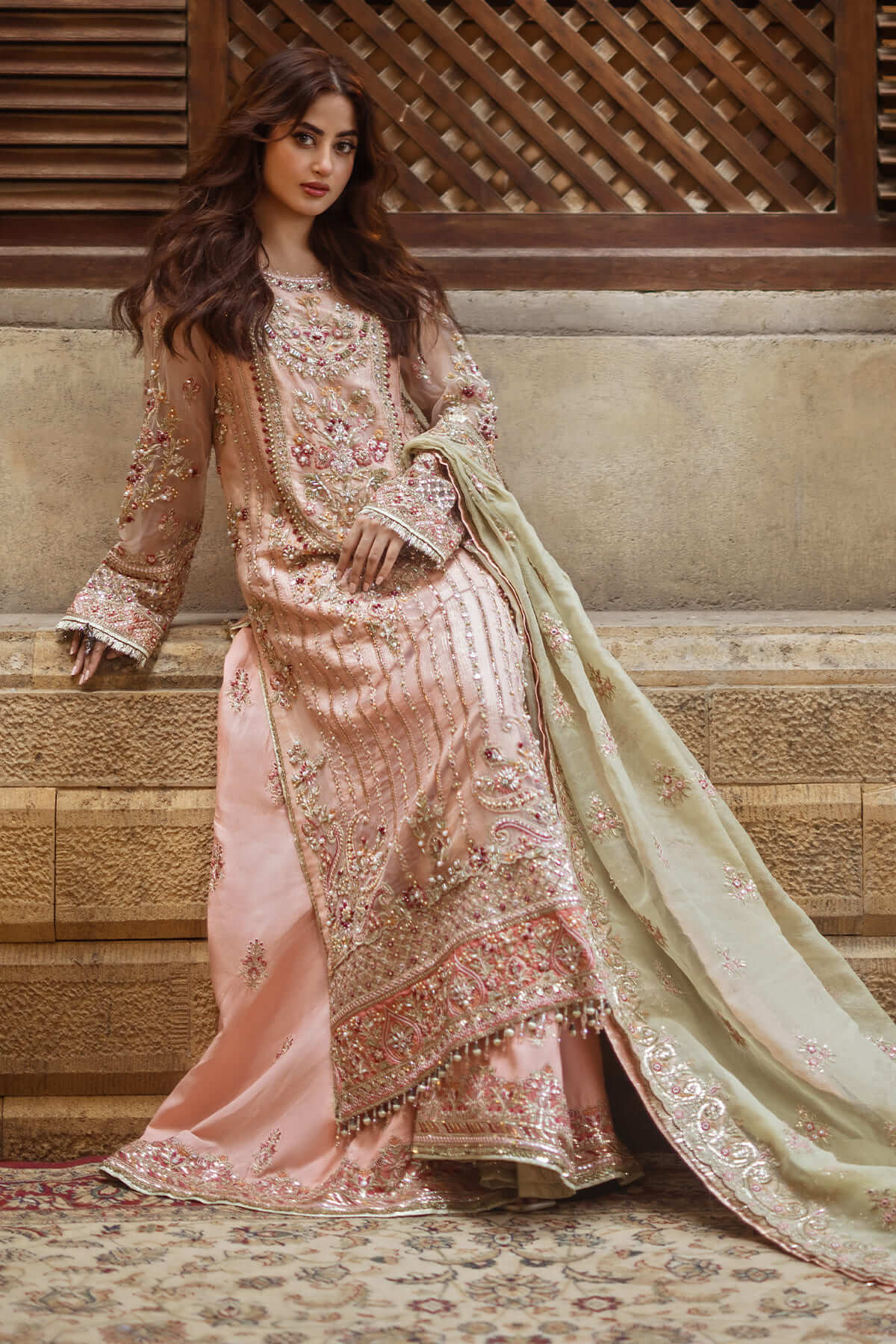 Imrozia Premium | Sajal Bridal Collection | SB-27 Zarqash - House Of Hania