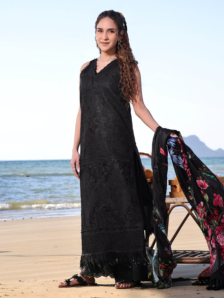 Izel | Saahil Signature Lawn 24 | NUREH - House Of Hania