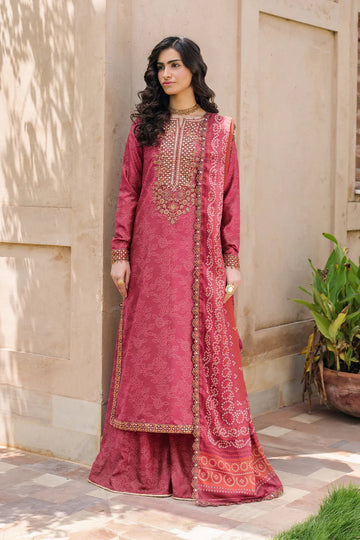 Iznik | Bandhani | UE-336 Embroidered Chiffon - House Of Hania