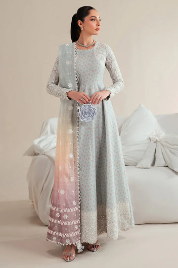 Jazmin | Iris EMBROIDERED LAWN IL'25-D04 - House Of Hania