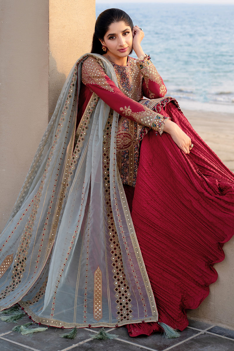 Jazmin | Shahkaar Luxury Lawn 25 | SL25-D5 - House Of Hania