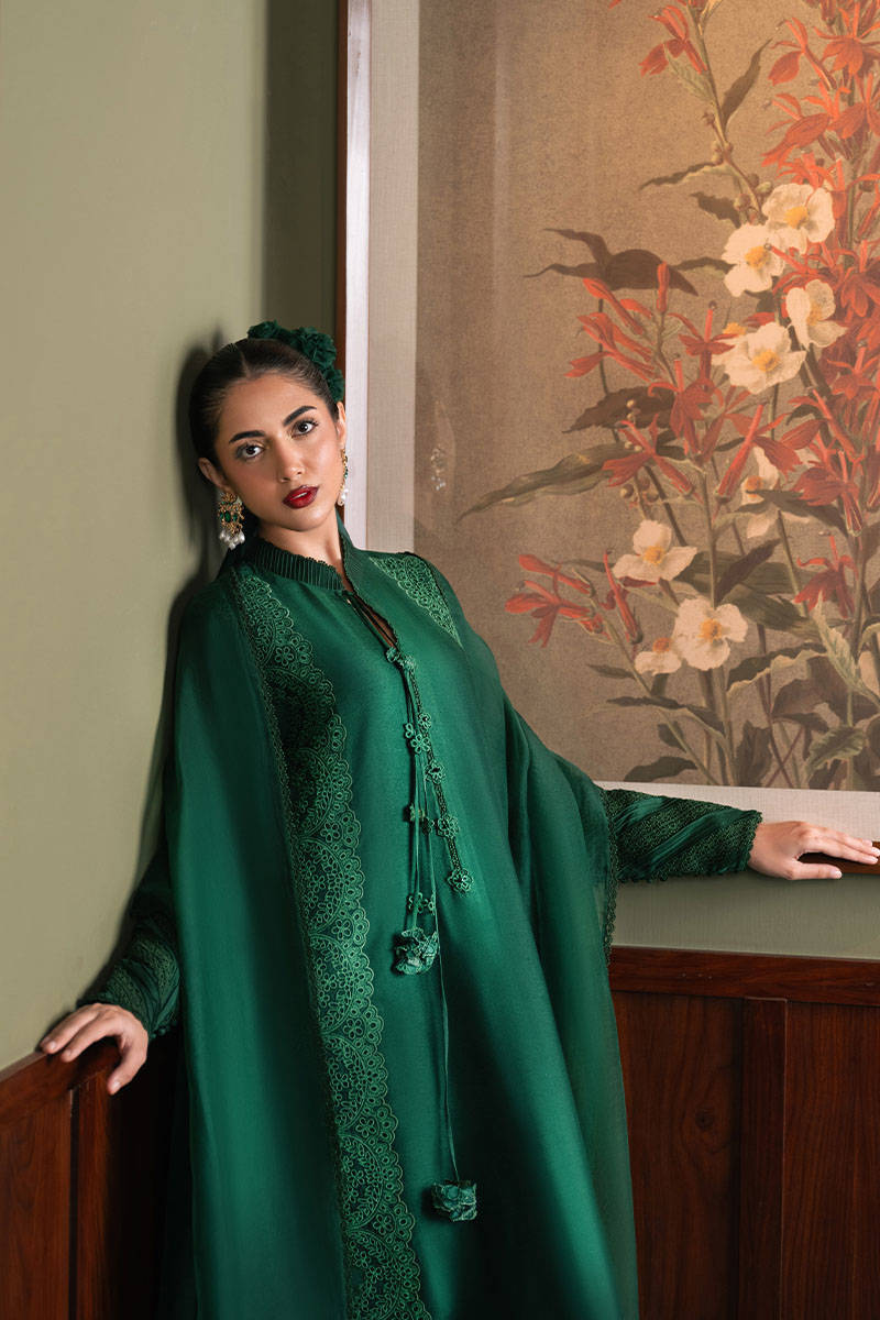 MNR | Chaye Coffee Luxury Pret | Aurora Emerald - House Of Hania