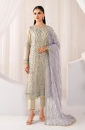 Maheer by Zarif Sequins Embroidered Chiffon 3Pc Suit ZMU-08 AFSANAH - House Of Hania