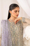 Maheer by Zarif Sequins Embroidered Chiffon 3Pc Suit ZMU-08 AFSANAH - House Of Hania