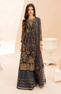 Maheer by Zarif Sequins Embroidered Net 3Pc Suit ZMU-05 SELENE - House Of Hania