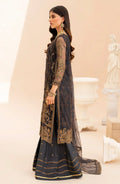 Maheer by Zarif Sequins Embroidered Net 3Pc Suit ZMU-05 SELENE - House Of Hania