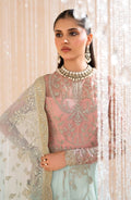 Maheer by Zarif Sequins Embroidered Net 3Pc Suit ZMU-06 ESME - House Of Hania