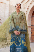 Maria B | Luxury Lawn 25 | D-2501-A - House Of Hania