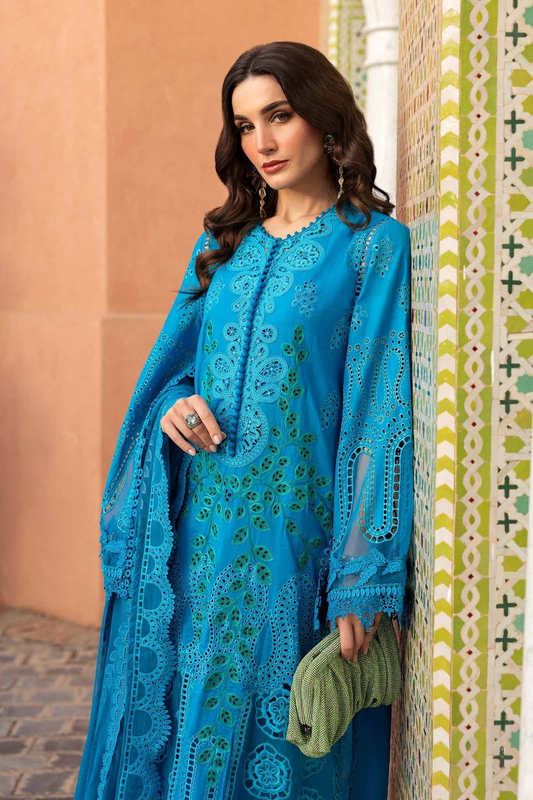 Maria B | Luxury Lawn 25 | D-2503-B - House Of Hania