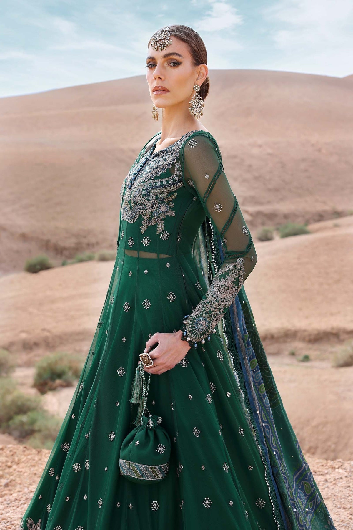 Maria B | Luxury Lawn 25 | D-2507-A - House Of Hania