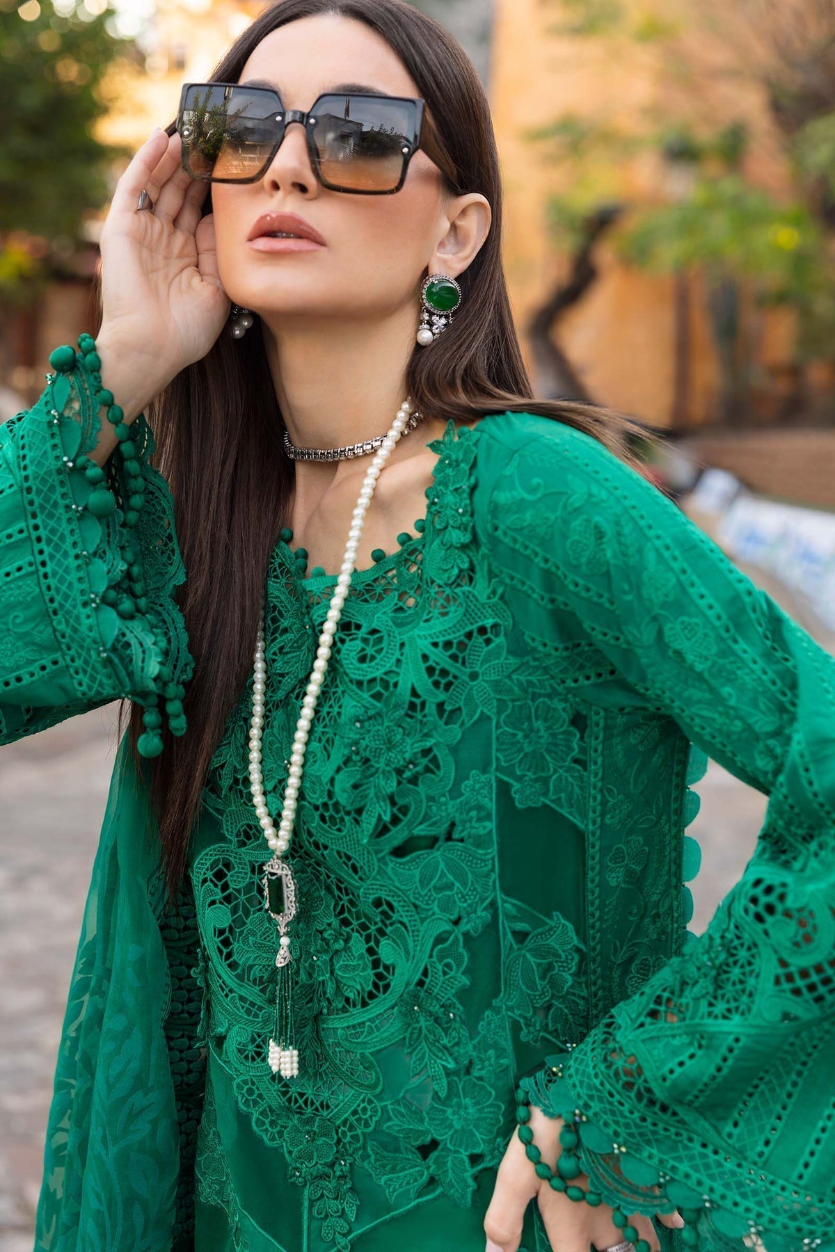 Maria B | Luxury Lawn 25 | D-2508-B - House Of Hania