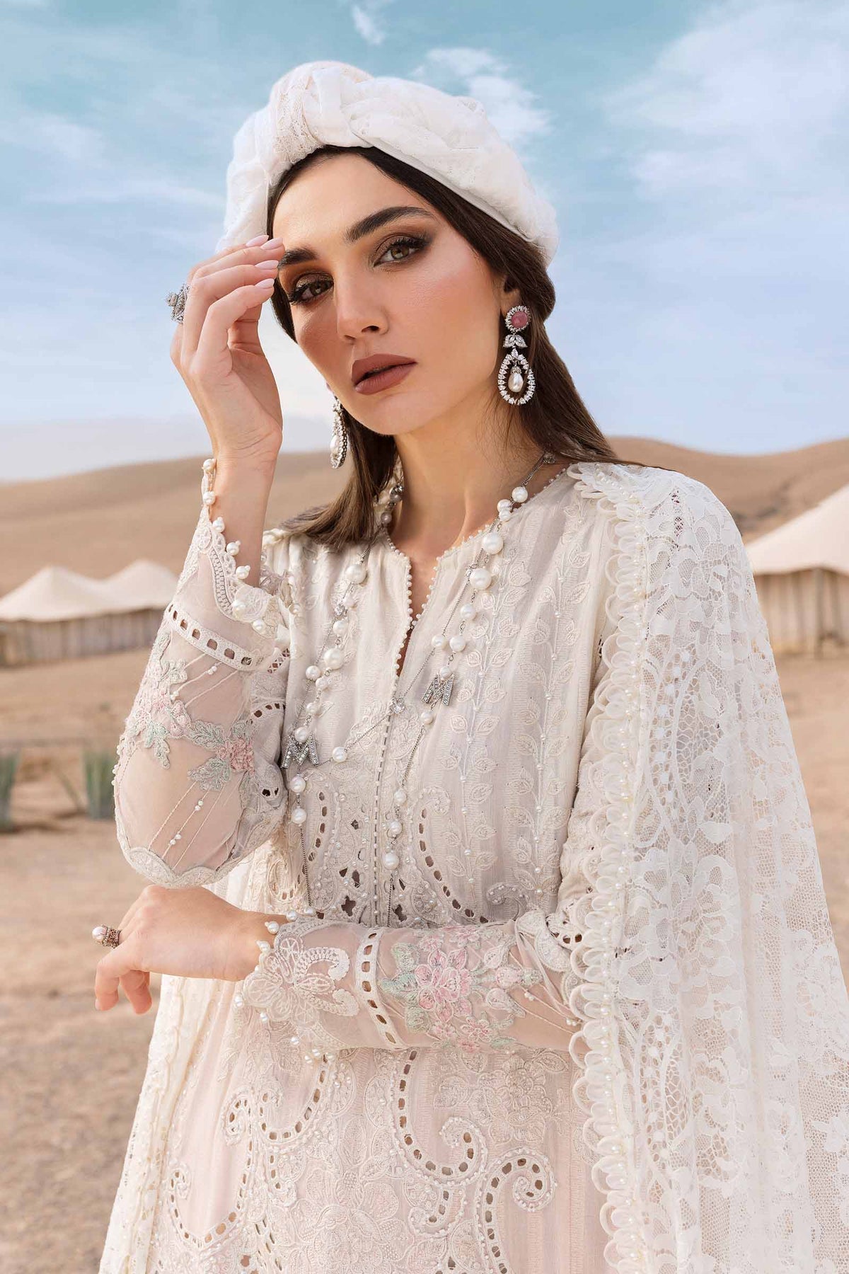 Maria B | Luxury Lawn 25 | D-2515-A - House Of Hania
