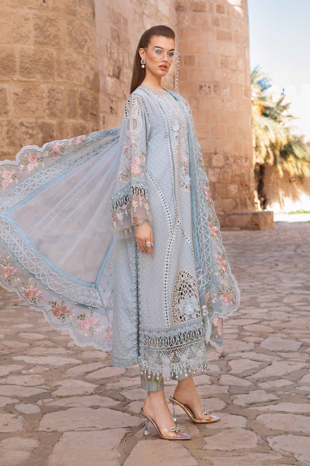 Maria B | Voyage a' Luxe Lawn | D-2410-B - House Of Hania