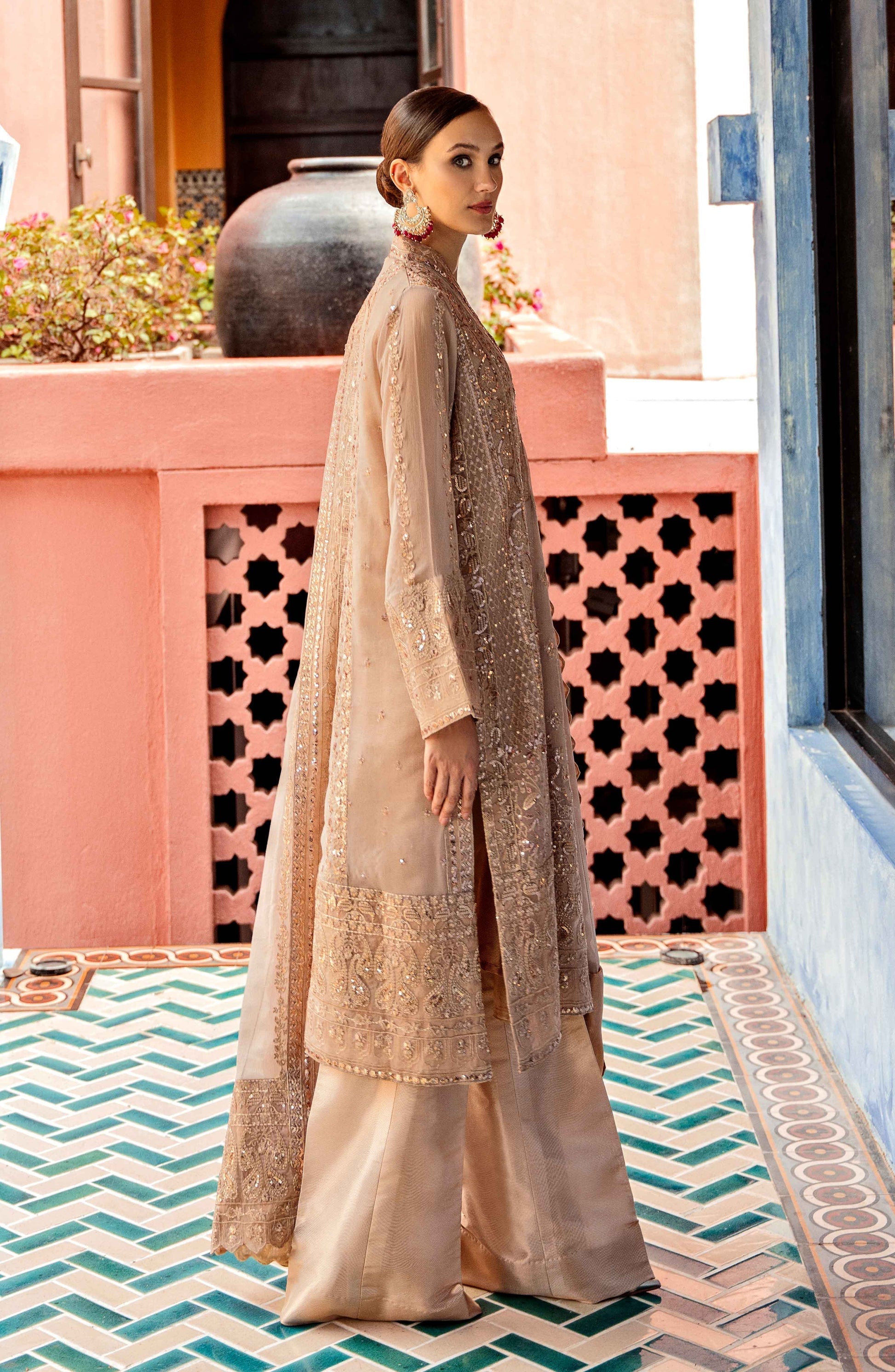 Maryum N Maria | Ariya Premium Chiffon | PIRE - FW-23512 - House Of Hania