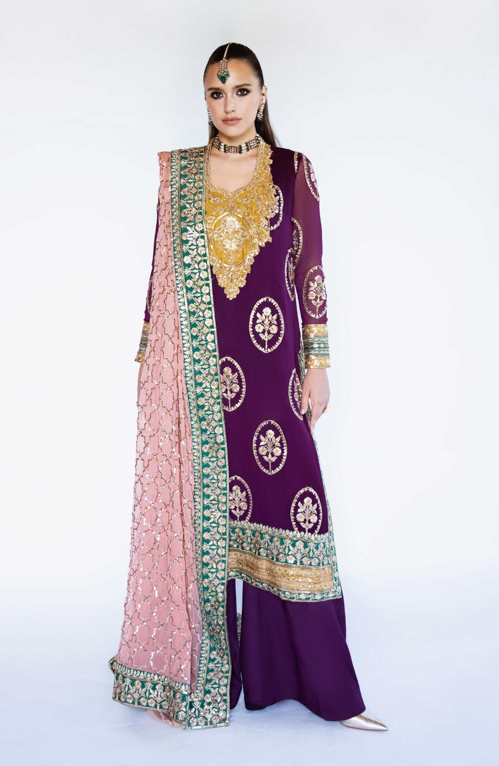 Maryum N Maria | Azal Formals | CHIFFON ALEID - FS40014 - House Of Hania