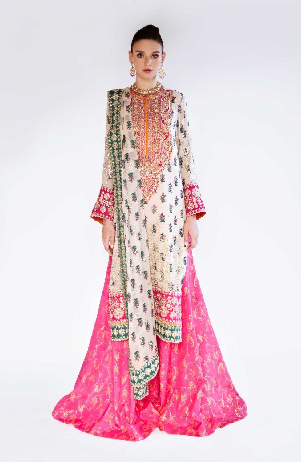 Maryum N Maria | Azal Formals | CHIFFON BIBI - FS40017 - House Of Hania