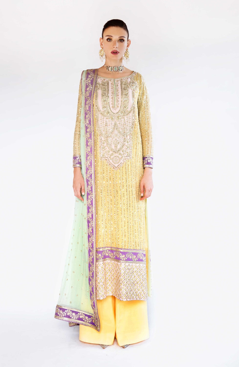Maryum N Maria | Azal Formals | CHIFFON DAEL - FS40011 - House Of Hania