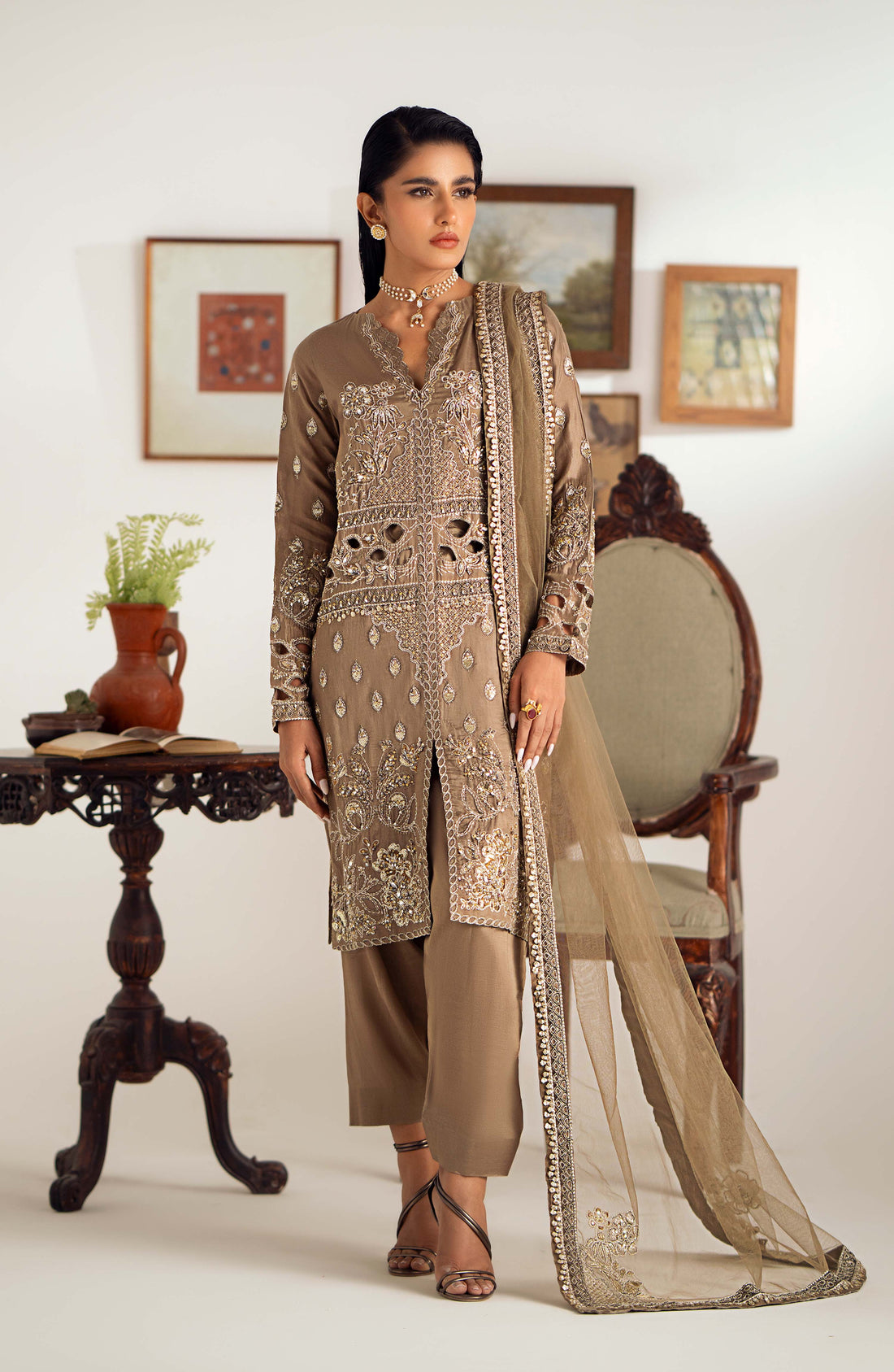 Maryum N Maria | Dastan Formals | ARELA - MS40029 - House Of Hania