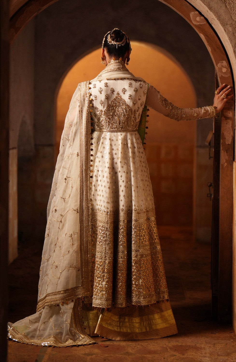 Maryum N Maria | Gul Posh Wedding Formals | Chand Bali - MS40066 - House Of Hania
