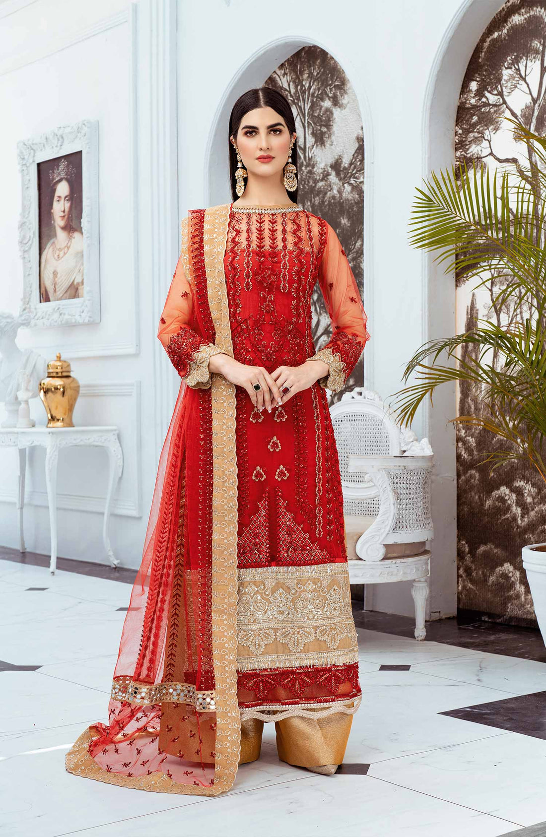 Maryum N Maria | Luxury Formals | FORMAL DRESS -KHWAHER (MFD-0080) - House Of Hania