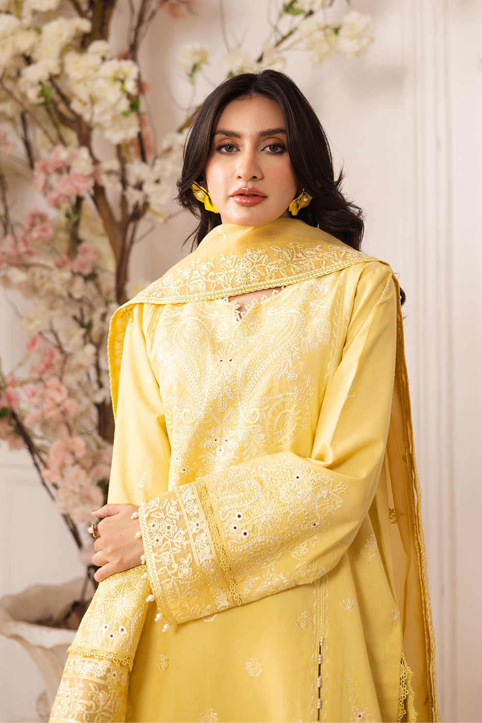 Maryum N Maria | Mira Luxury Lawn | MINA - FS50111 - House Of Hania