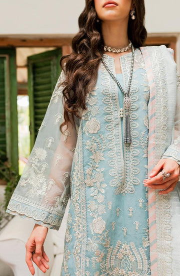 Maryum N Maria | Sorina Luxury Chiffon 23 | Sky Light (MW23-502) - House Of Hania