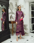 Maryum n Maria | Freesia Ariya Formals | SW23-502 - PLUM - Roshan - House Of Hania