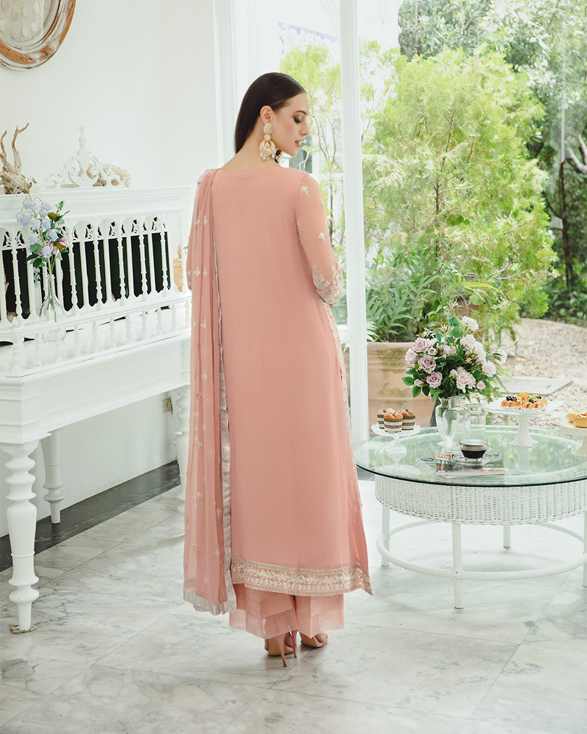 Maryum n Maria | Freesia Ariya Formals | SW23-503 - Pink Nude - Negar - House Of Hania