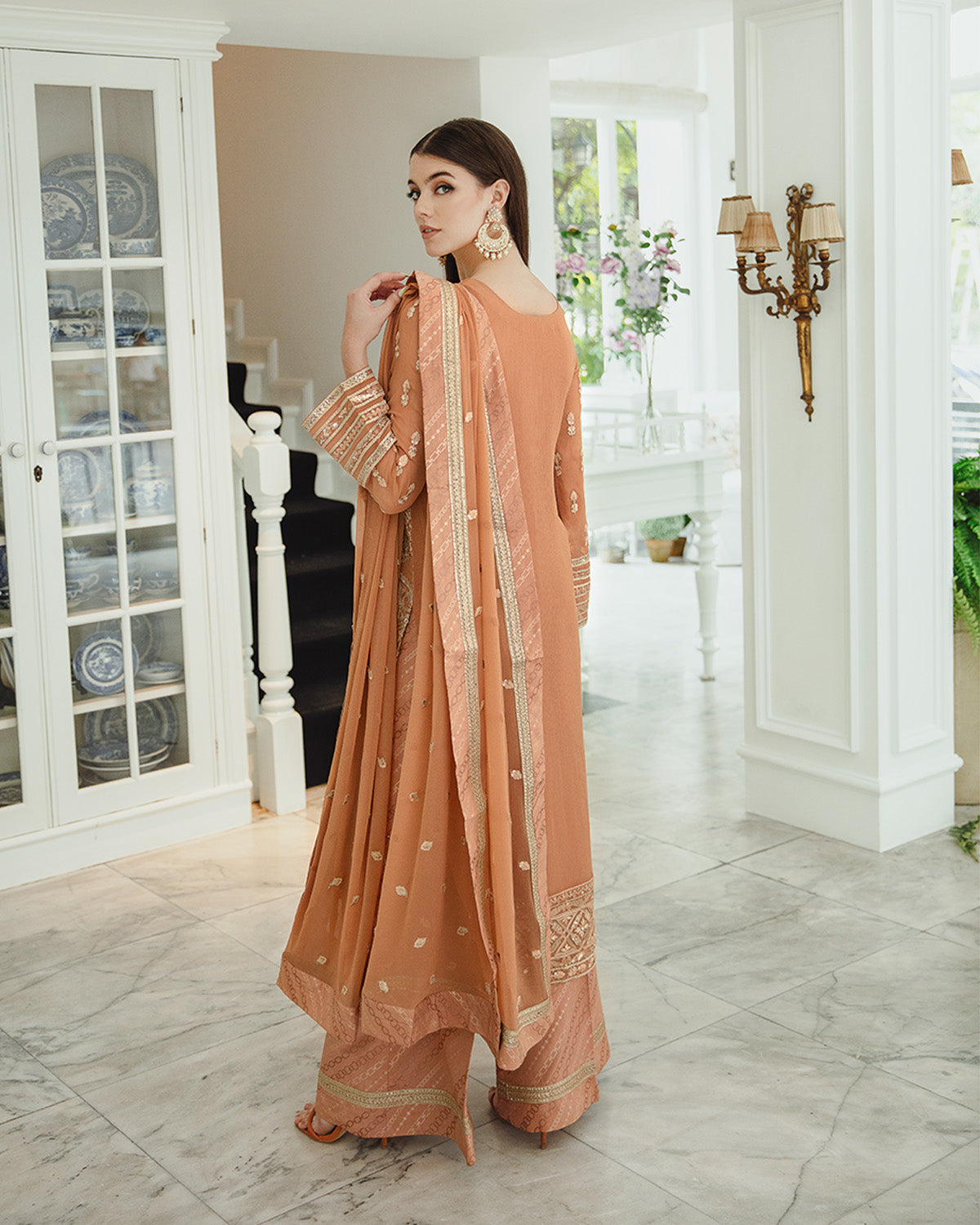 Maryum n Maria | Freesia Ariya Formals |  SW23-505 - Rosy Brown - Parisa - House Of Hania