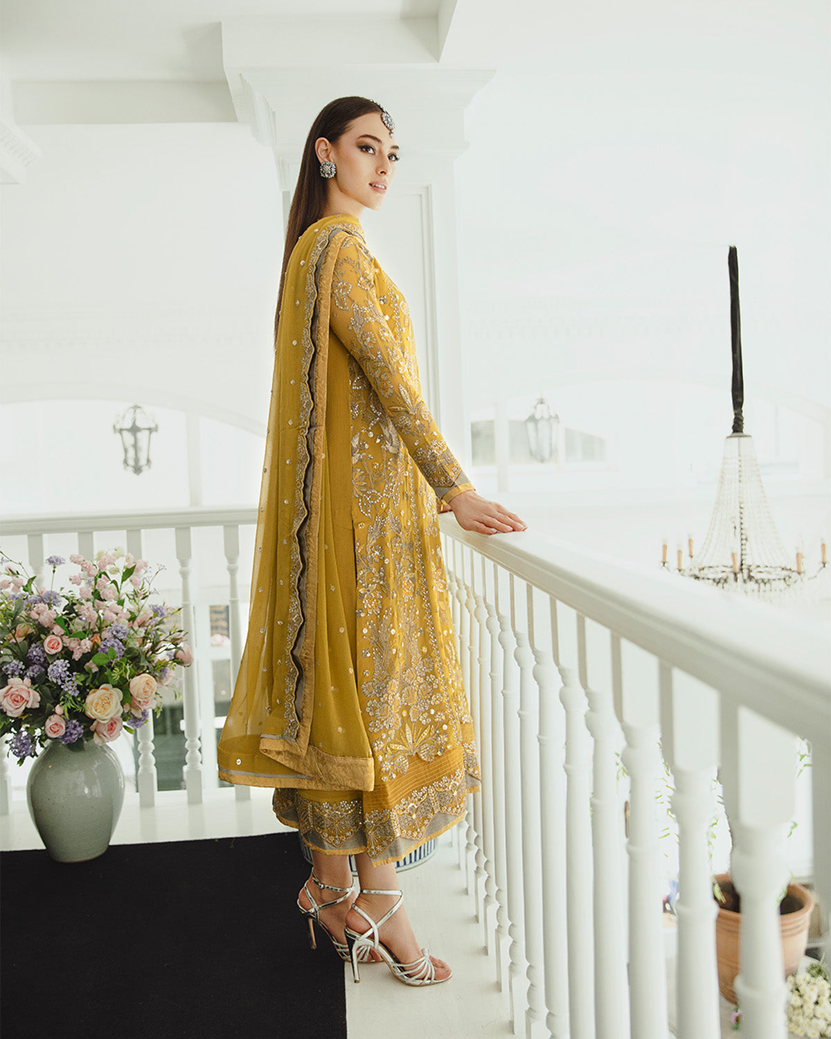 Maryum n Maria | Freesia Ariya Formals | SW23-510 - Ocher - Laleh - House Of Hania