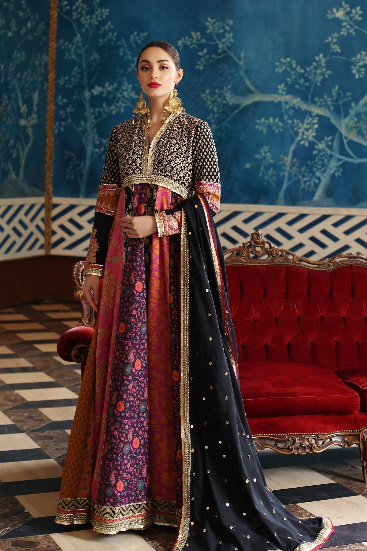 Mina Kashif | Festive Lawn | Misty - House Of Hania