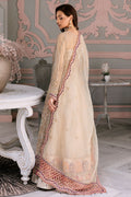 Motifz-3391-LENTERNITE EMBROIDERED SILK NET - House Of Hania