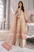 Motifz-3391-LENTERNITE EMBROIDERED SILK NET - House Of Hania