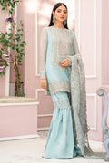 Motifz-4112-ZEL EMBROIDERED BEMBERG CHIFFON - House Of Hania