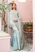 Motifz-4112-ZEL EMBROIDERED BEMBERG CHIFFON - House Of Hania