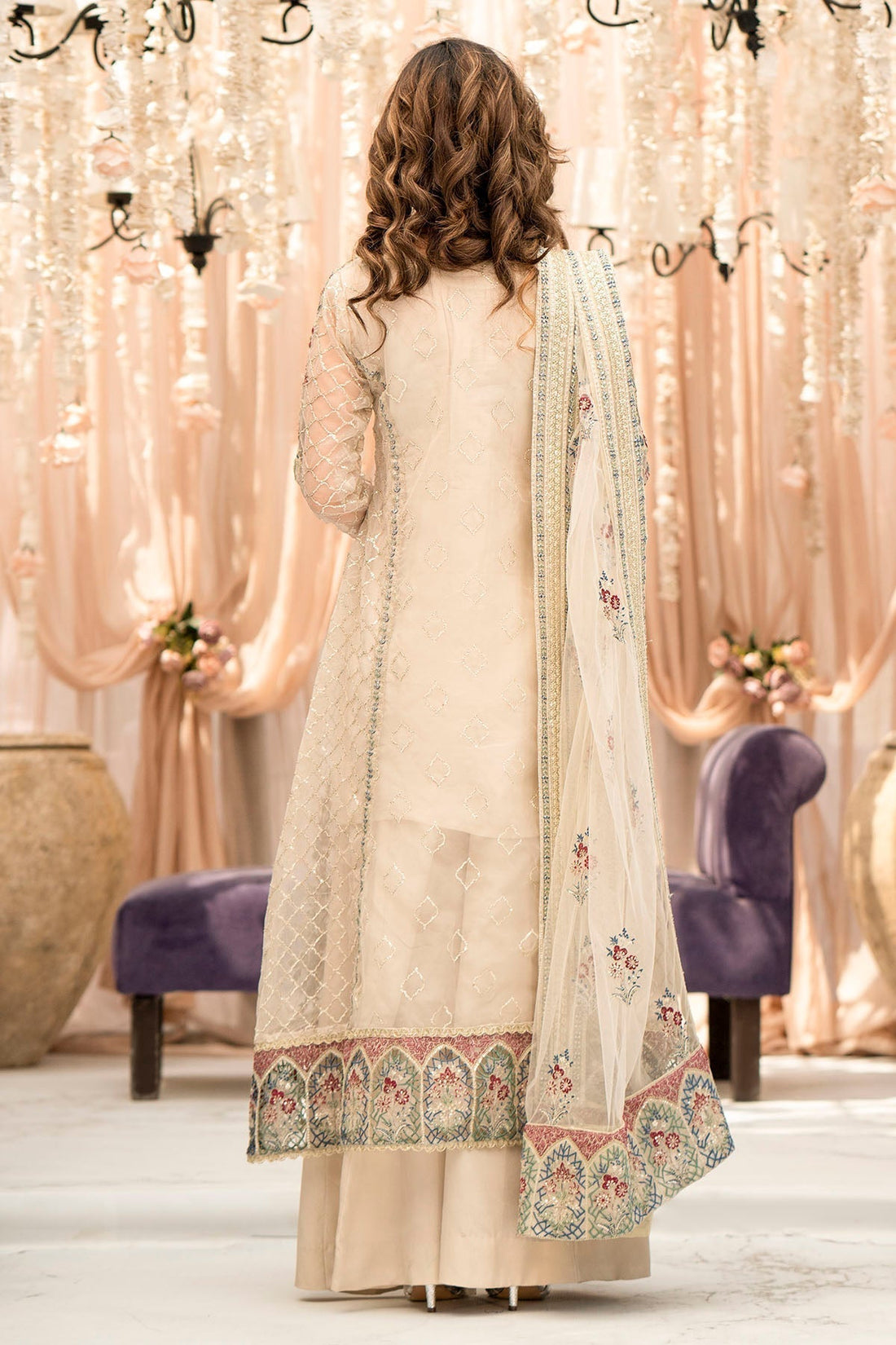 Motifz-4117-AMAYA EMBROIDERED ORGANZA - House Of Hania