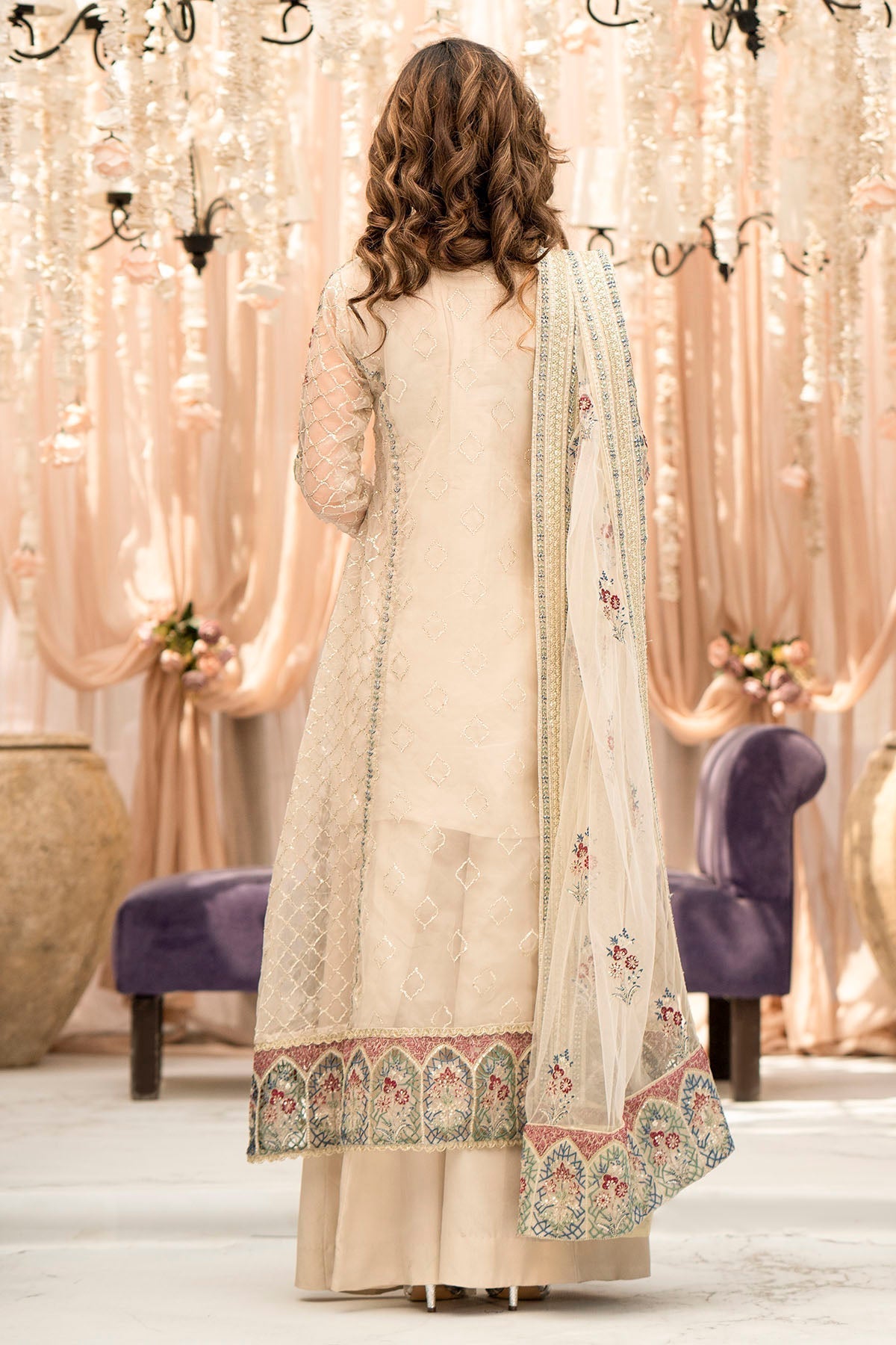 Motifz-4117-AMAYA EMBROIDERED ORGANZA - House Of Hania