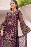 Motifz-4118-CLAUDIA EMBROIDERED BEMBERG CHIFFON - House Of Hania
