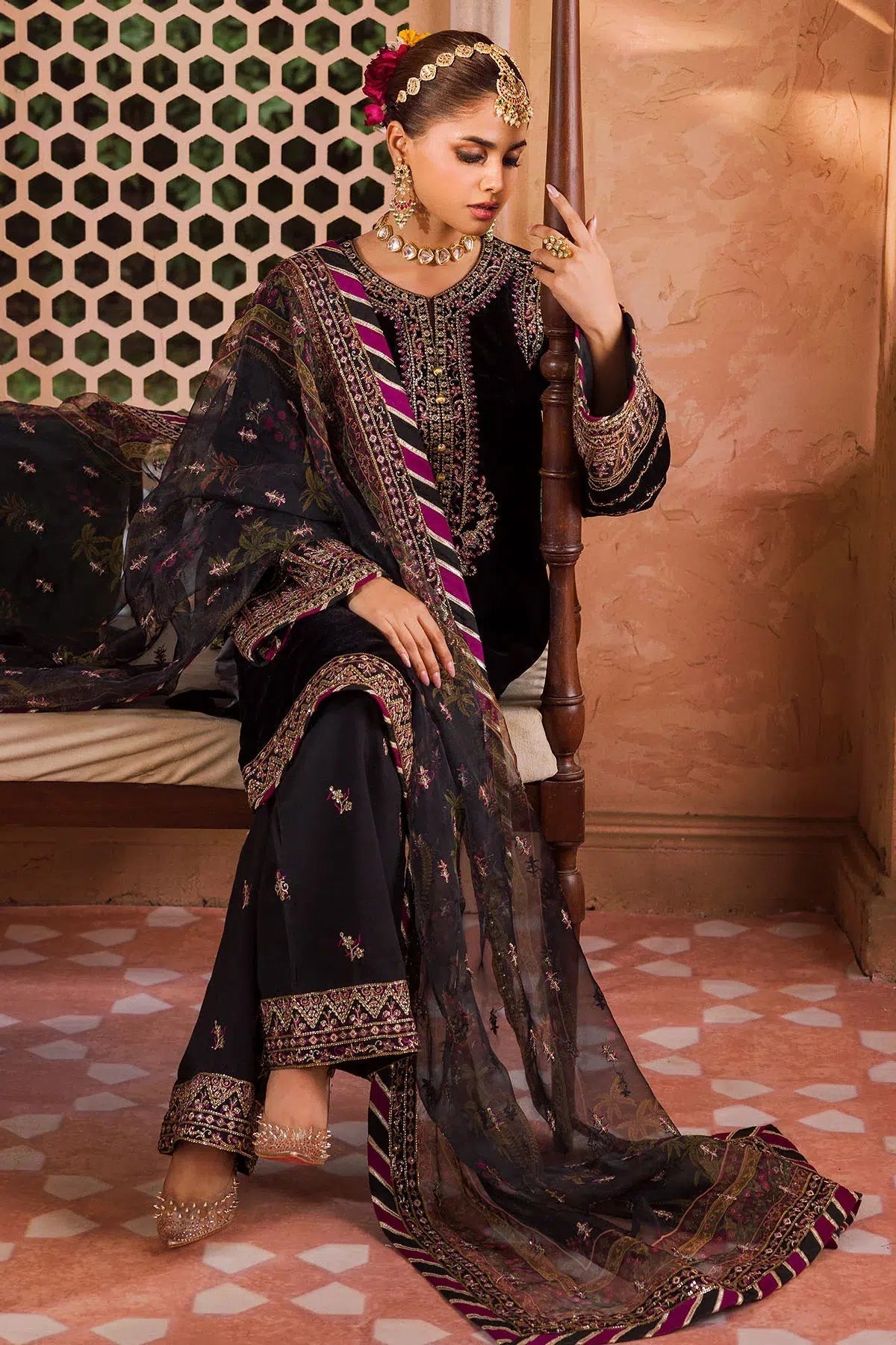 Motifz | Grand Velour Velvet Collection | 4404 - House Of Hania