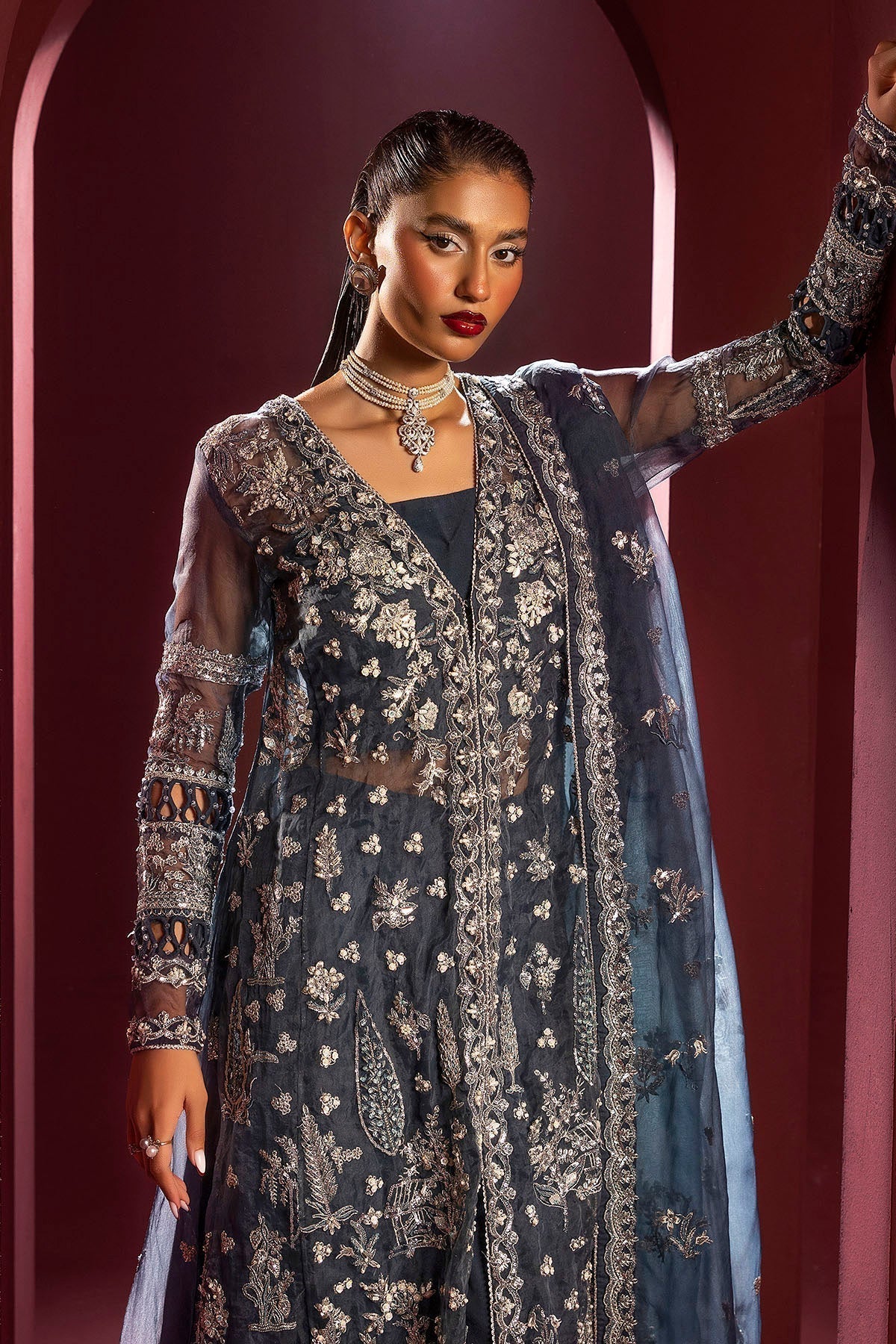 Motifz | Luxury Wedding Formals | 4931-YASNA - House Of Hania