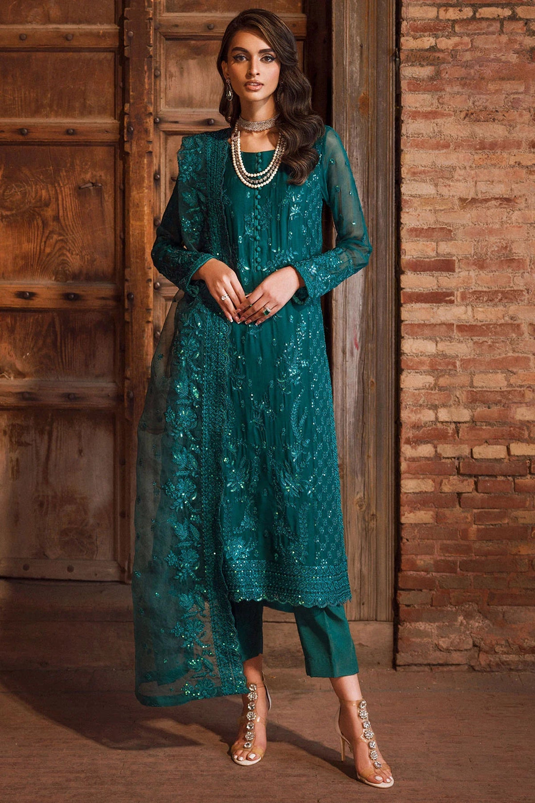 Motifz | Premium Embroidered Formals 24 | 4123 - House Of Hania